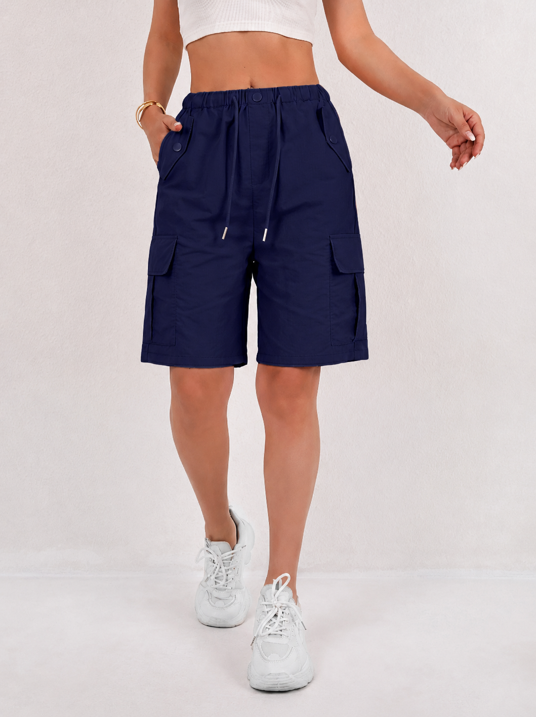 Ella – Lightweight Quick-Dry Cargo Shorts for Women