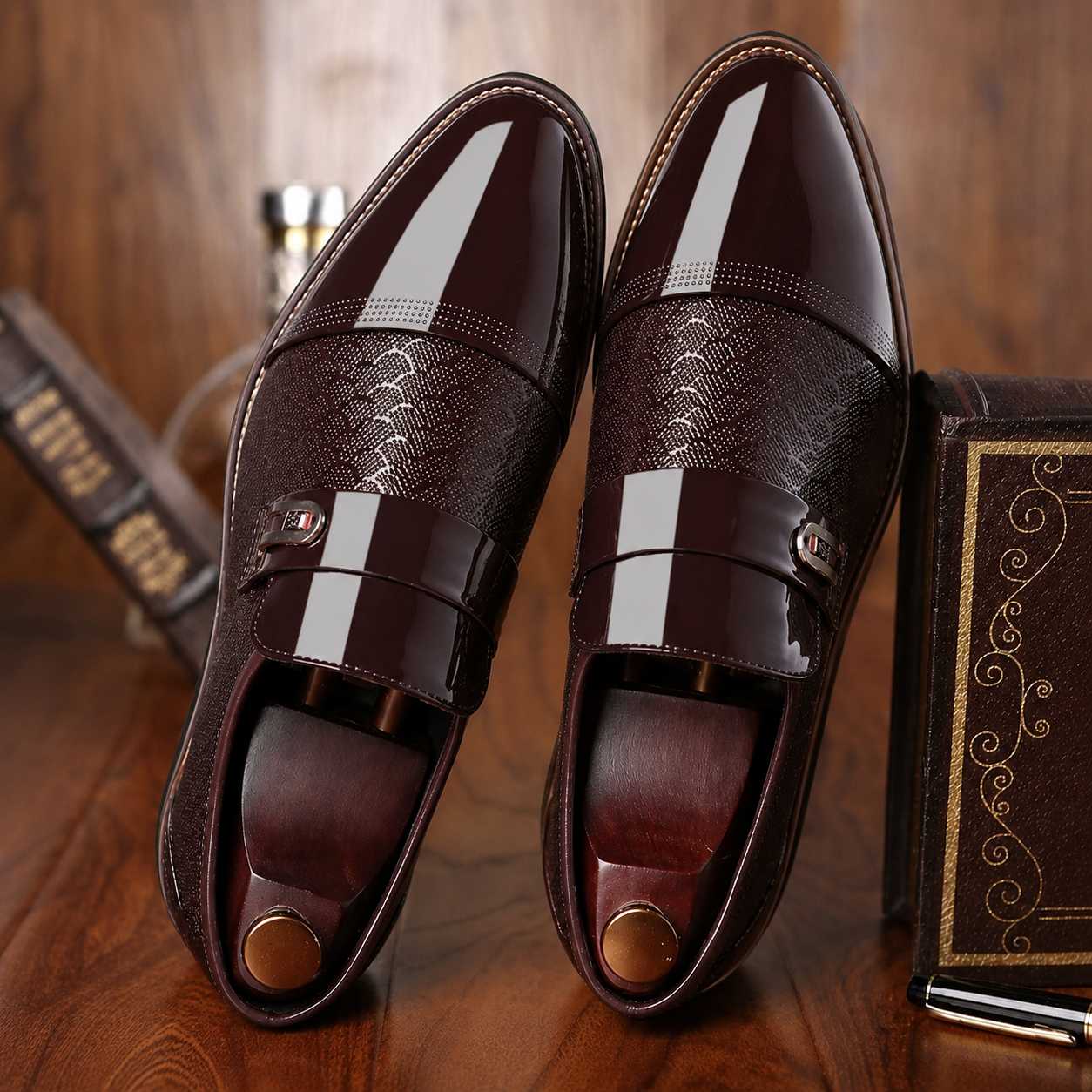Oskar stylish formal shoes in brown