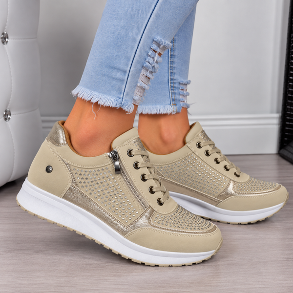 Sofia – Zip-Up Orthopedic Sneakers