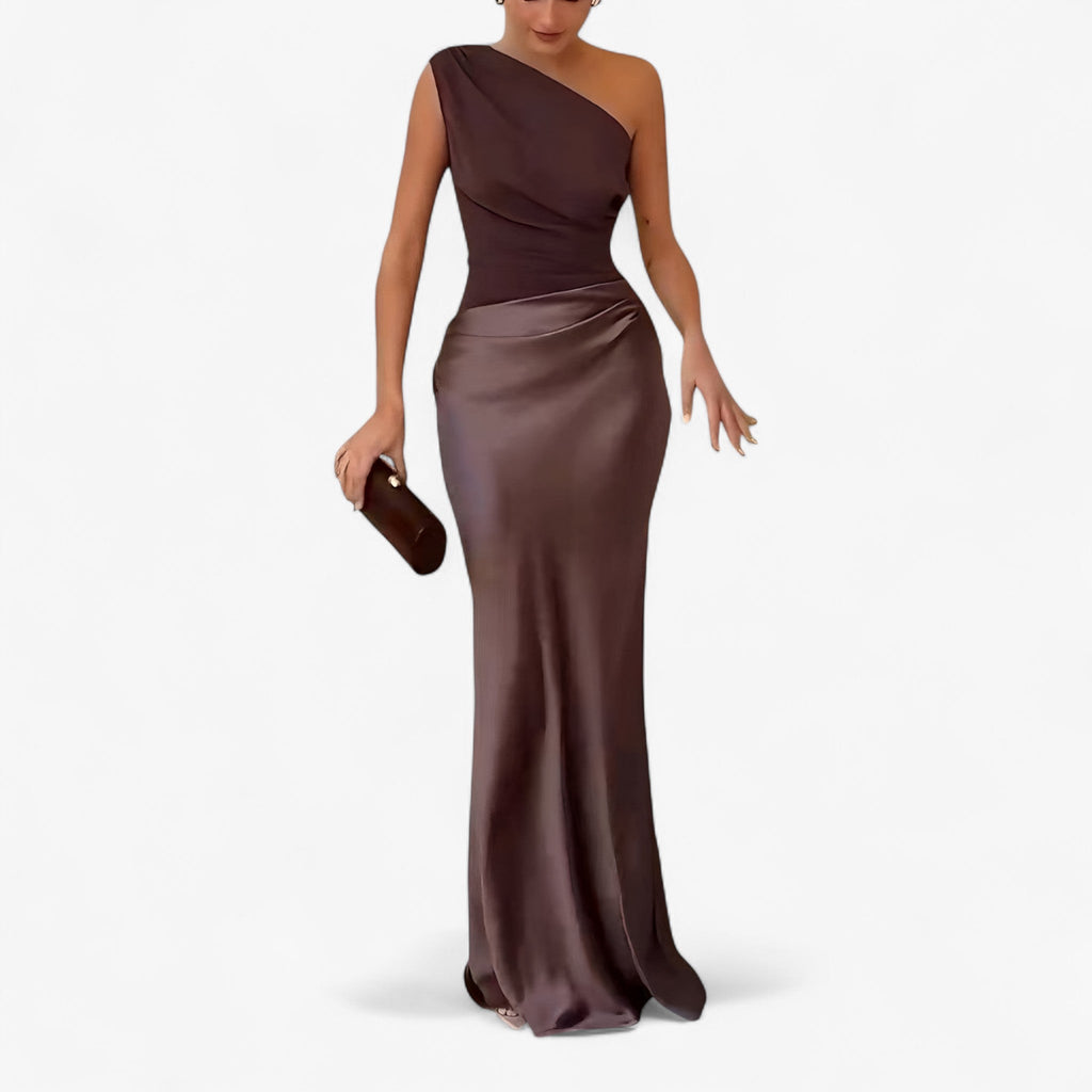 Amelia – Elegant One-Shoulder Maxi Dress - Image 6