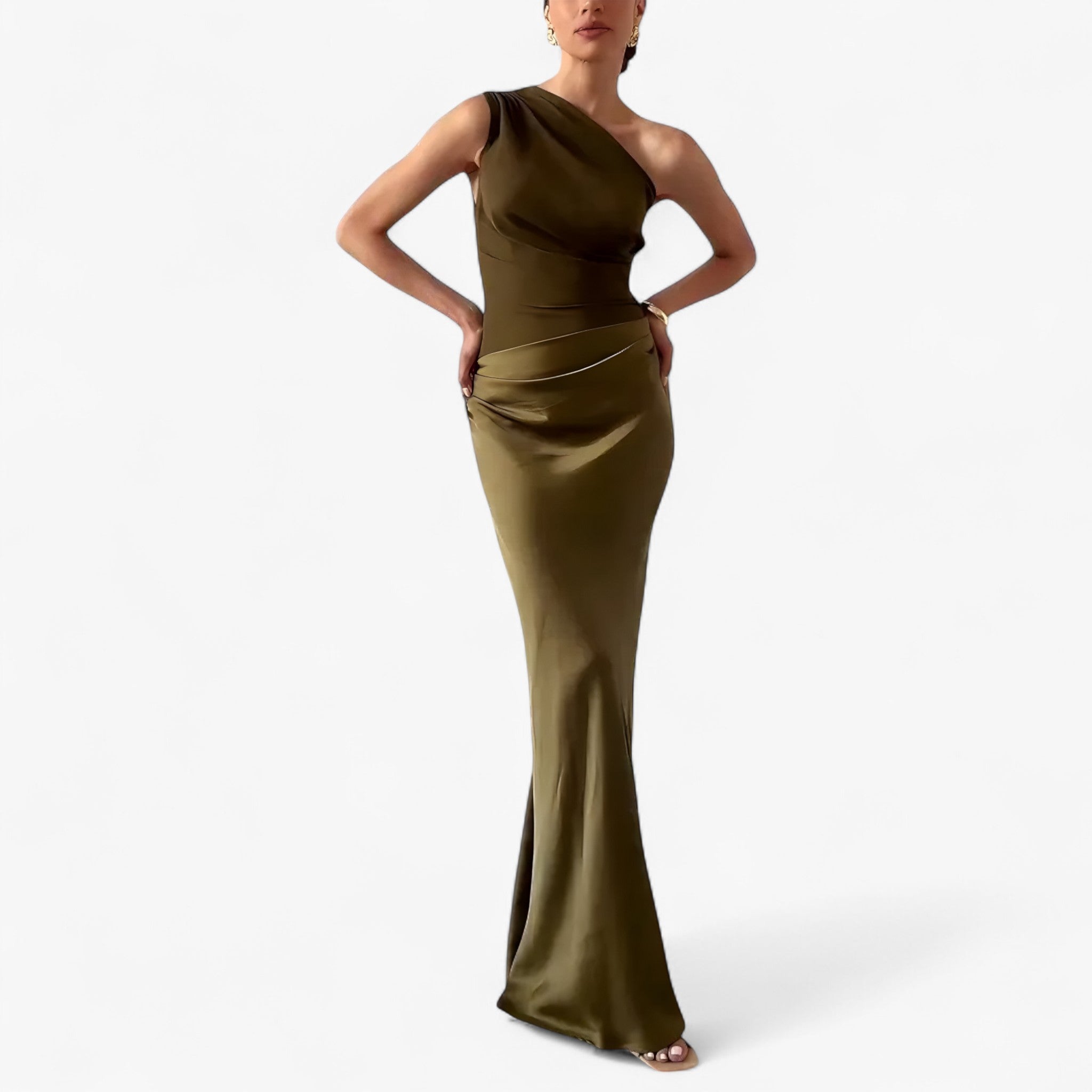 Amelia – Elegant One-Shoulder Maxi Dress - Image 2