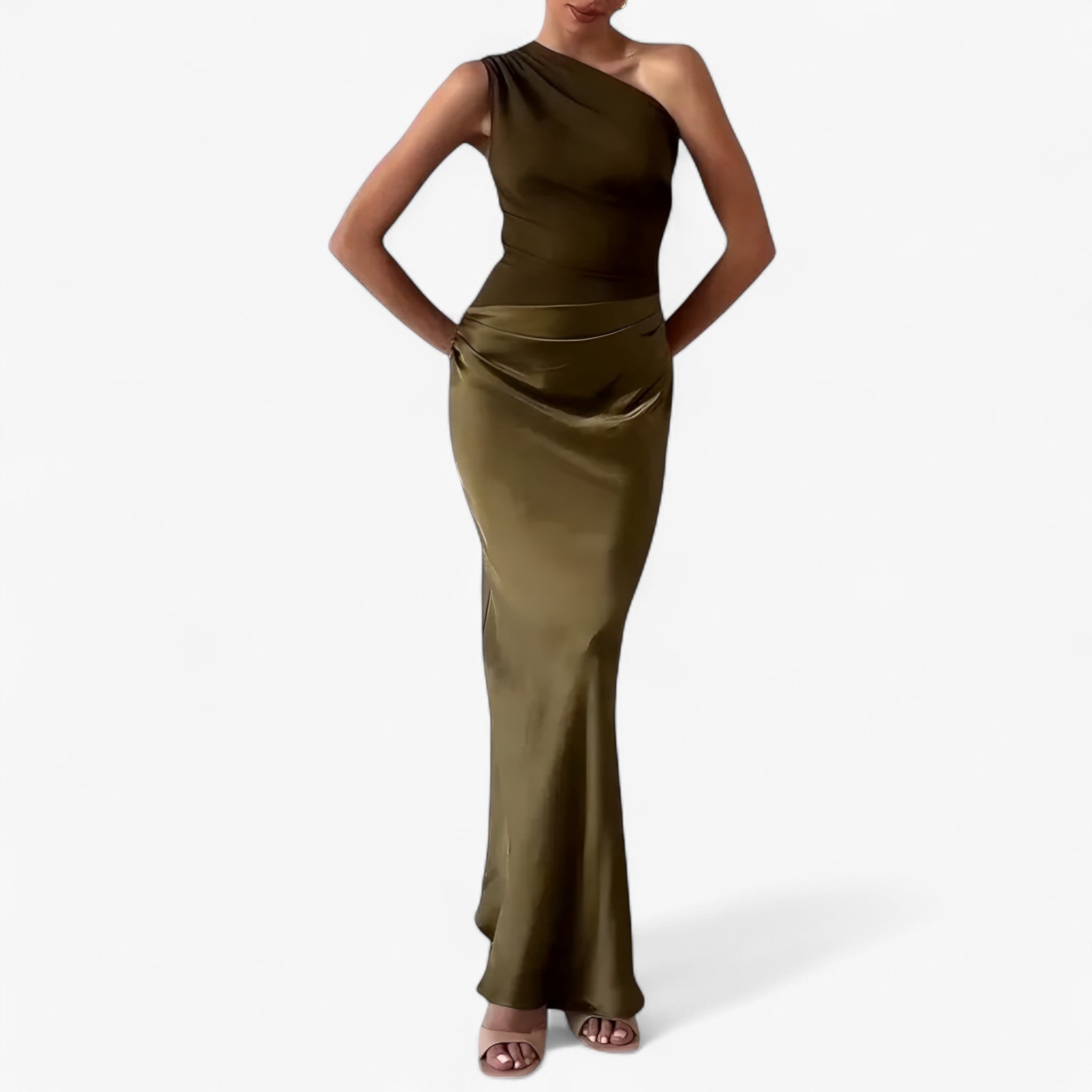 Amelia – Elegant One-Shoulder Maxi Dress - Image 8