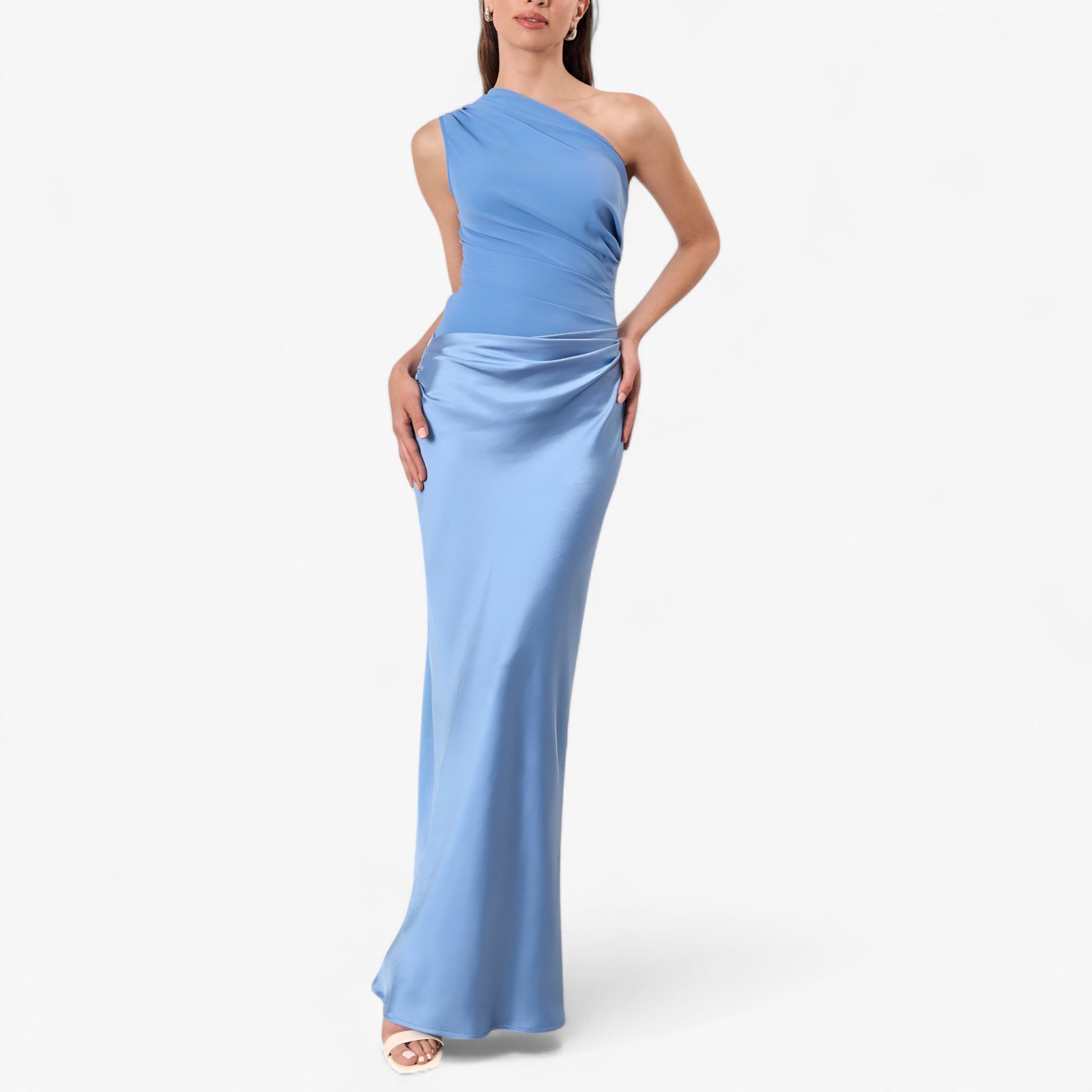 Amelia – Elegant One-Shoulder Maxi Dress - Image 3
