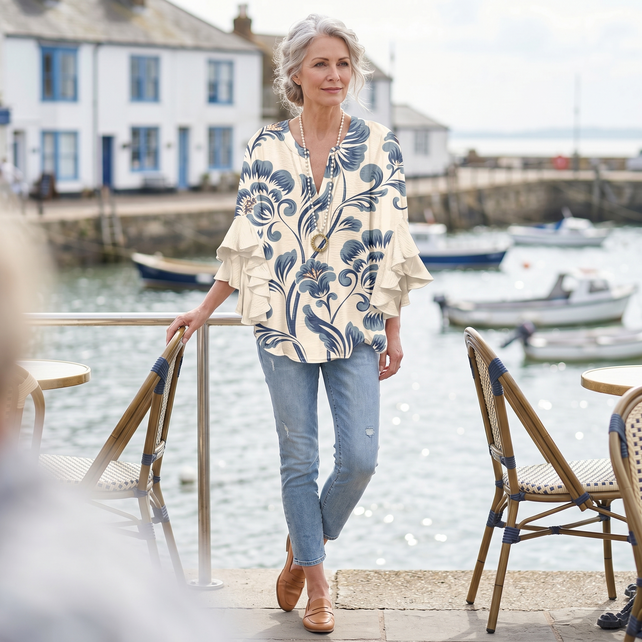 Karina – Women Floral Print Blouse