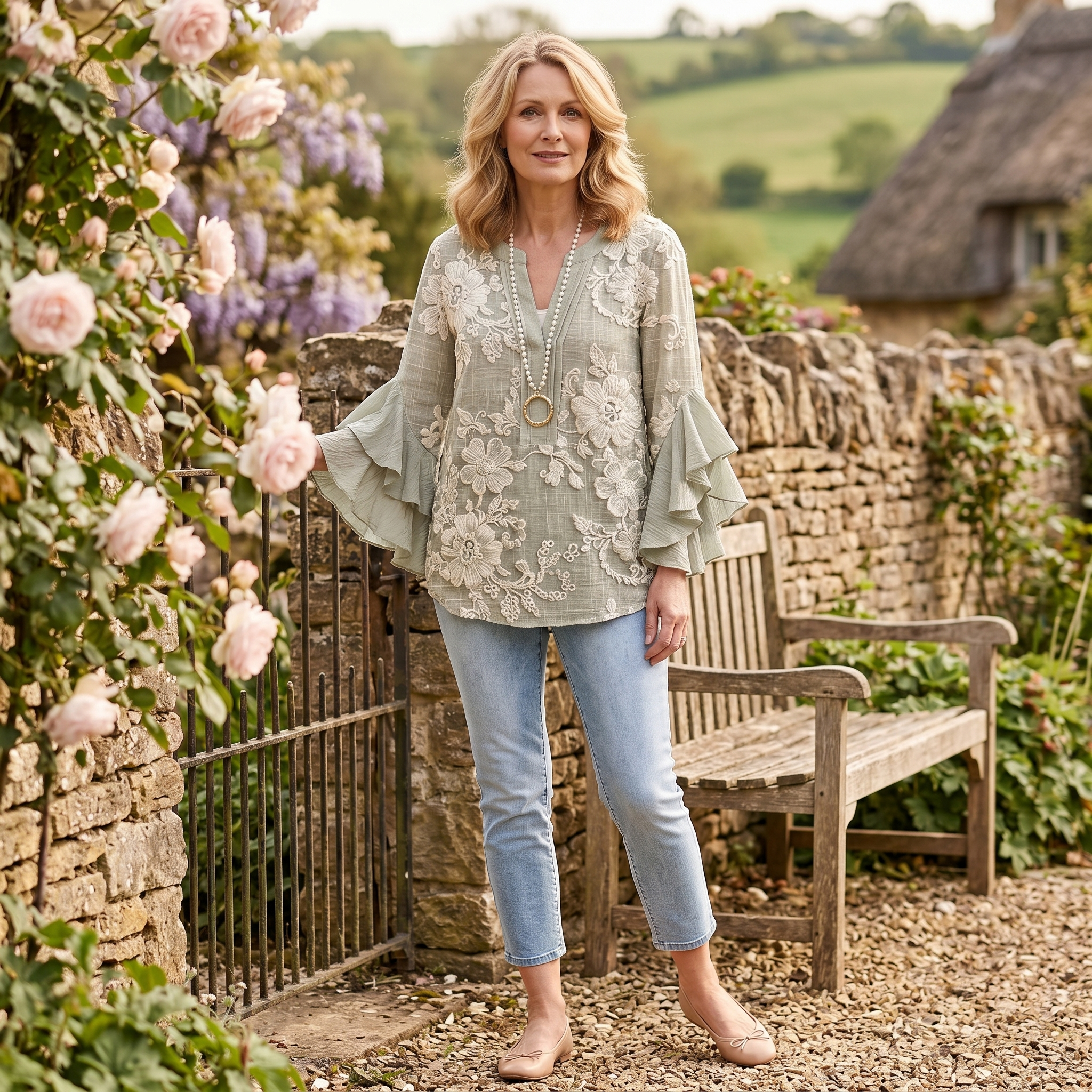 Karina – Women Floral Print Blouse