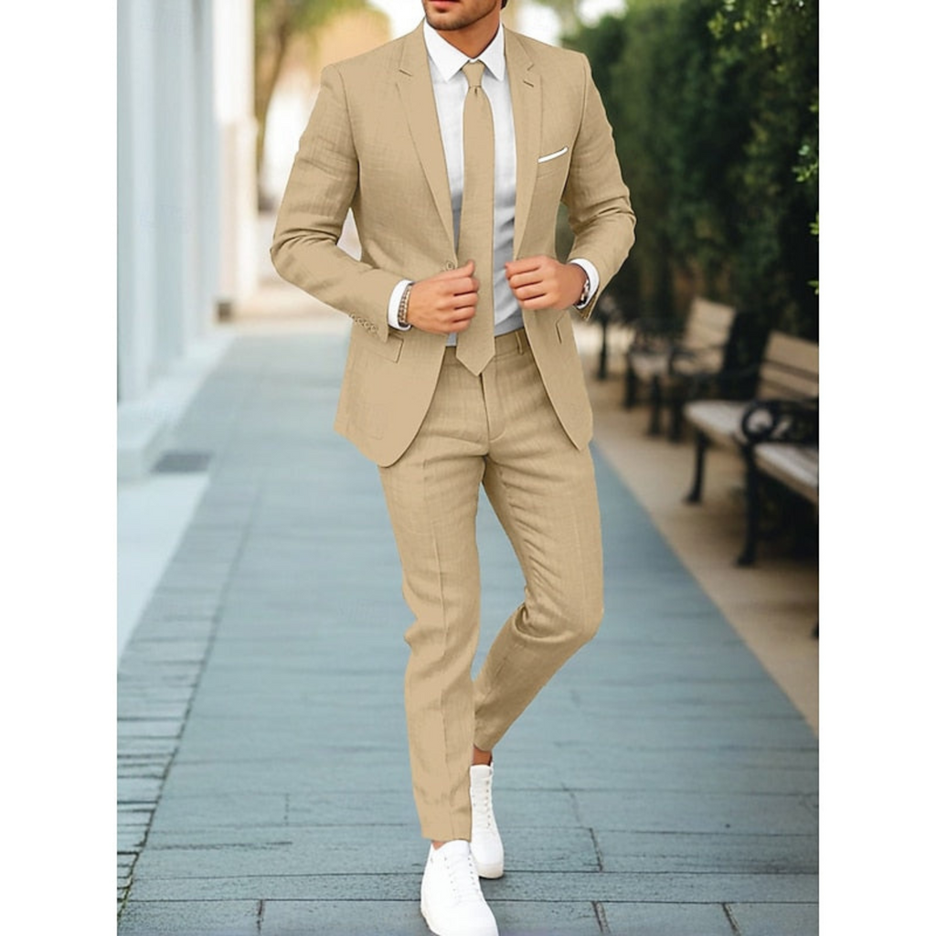 Maximilian – Single Row One Button  Suit - Image 8