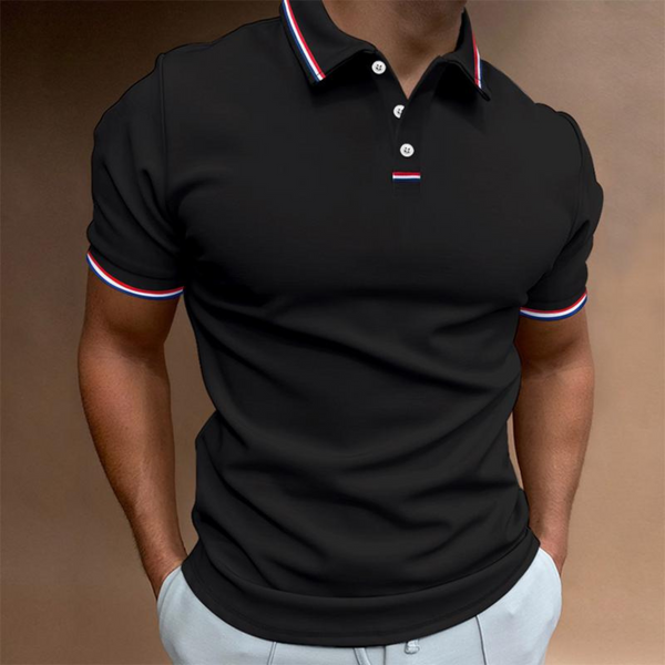 Martin – Classic Plain Polo Shirt - Image 1