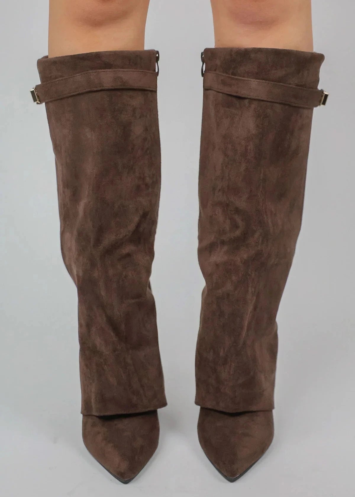 Women’s knee-high boots with a straight shaft and pointed toe - J&B; - 11 - London-stylehouse.com