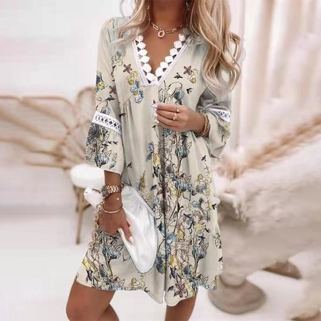 Anna – Women Lace Trim Summer Dress - Image 5
