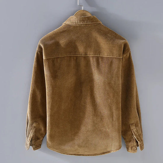 Men's corduroy jacket with a button placket and two pockets - J&B; - 5 - London-stylehouse.com