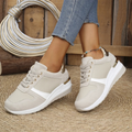 Julia – Women Casual Lace-Up Sneakers - Image 1