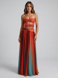 Lena – Stunning Cut-Out Maxi Dress for Women - Image 1
