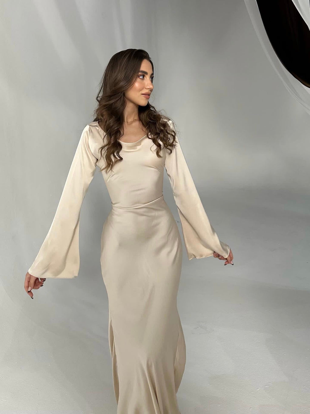 Clara – Elegant Long-sleeved Dress for Women - Image 19