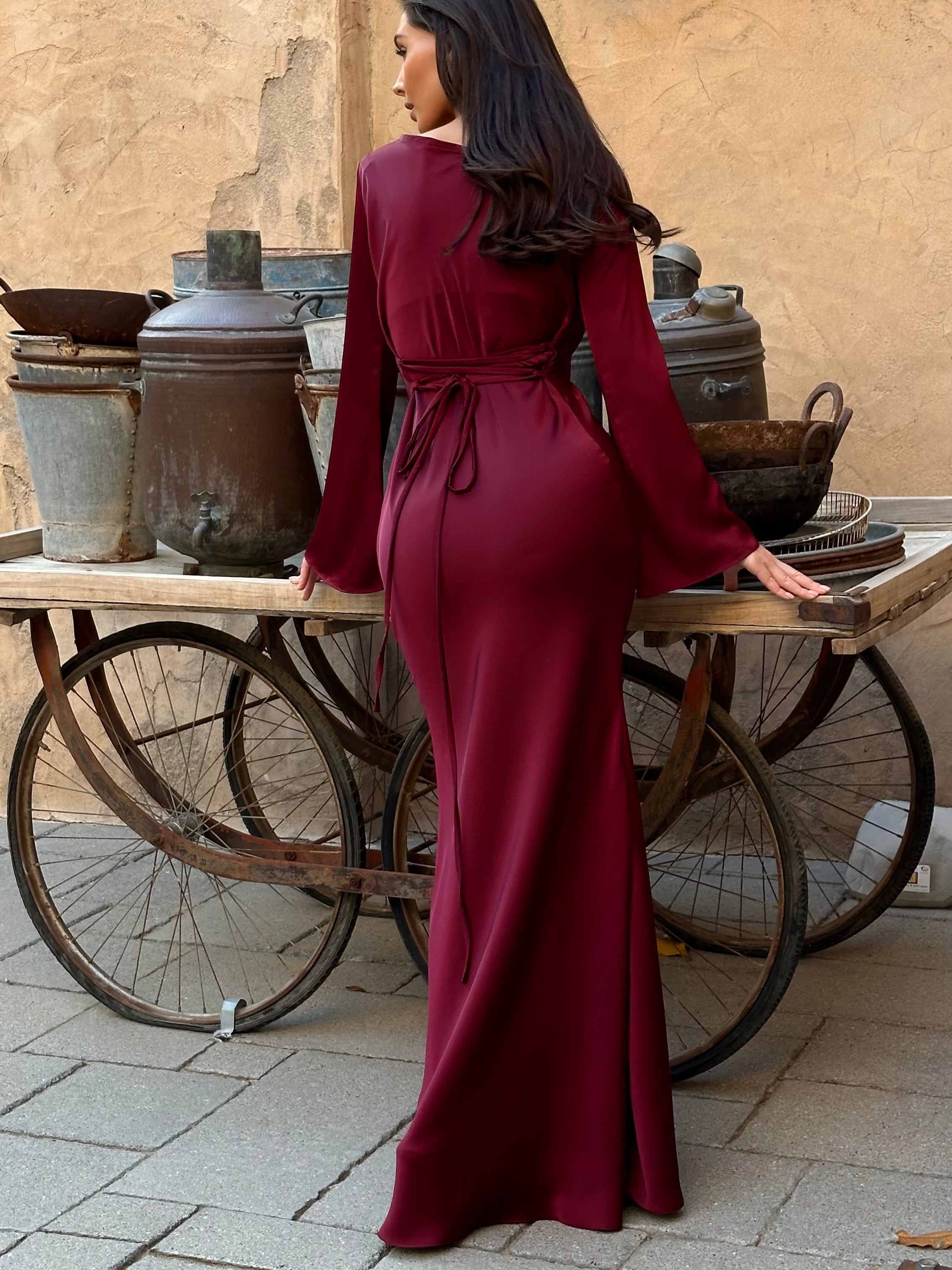 Clara – Elegant Long-sleeved Dress for Women - Image 25