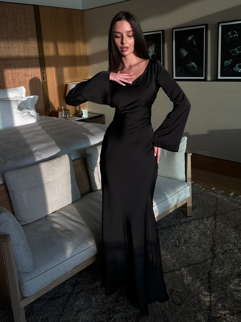 Clara – Elegant Long-sleeved Dress for Women - Image 7