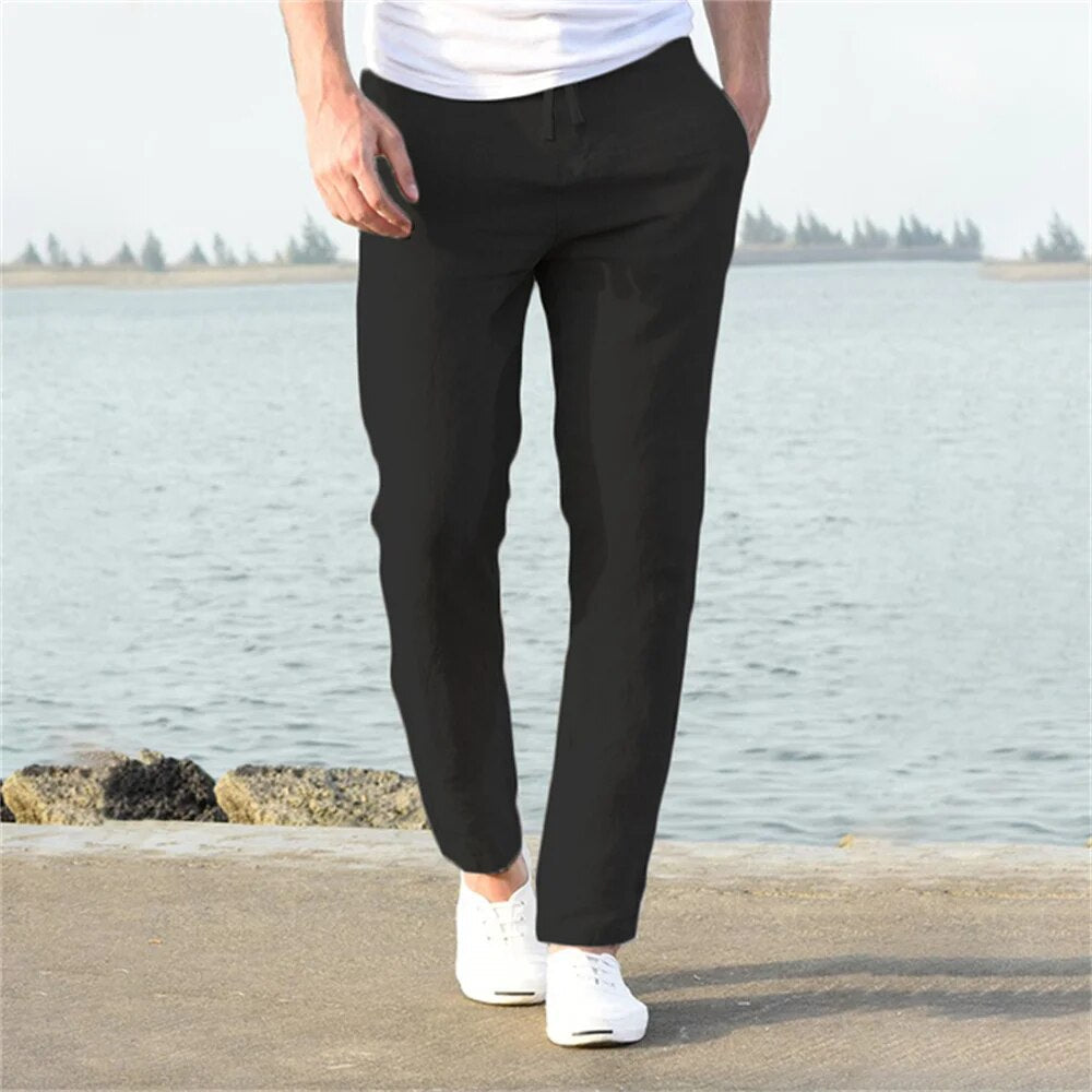 Armin – Casual Summer Linen Trousers - Image 2