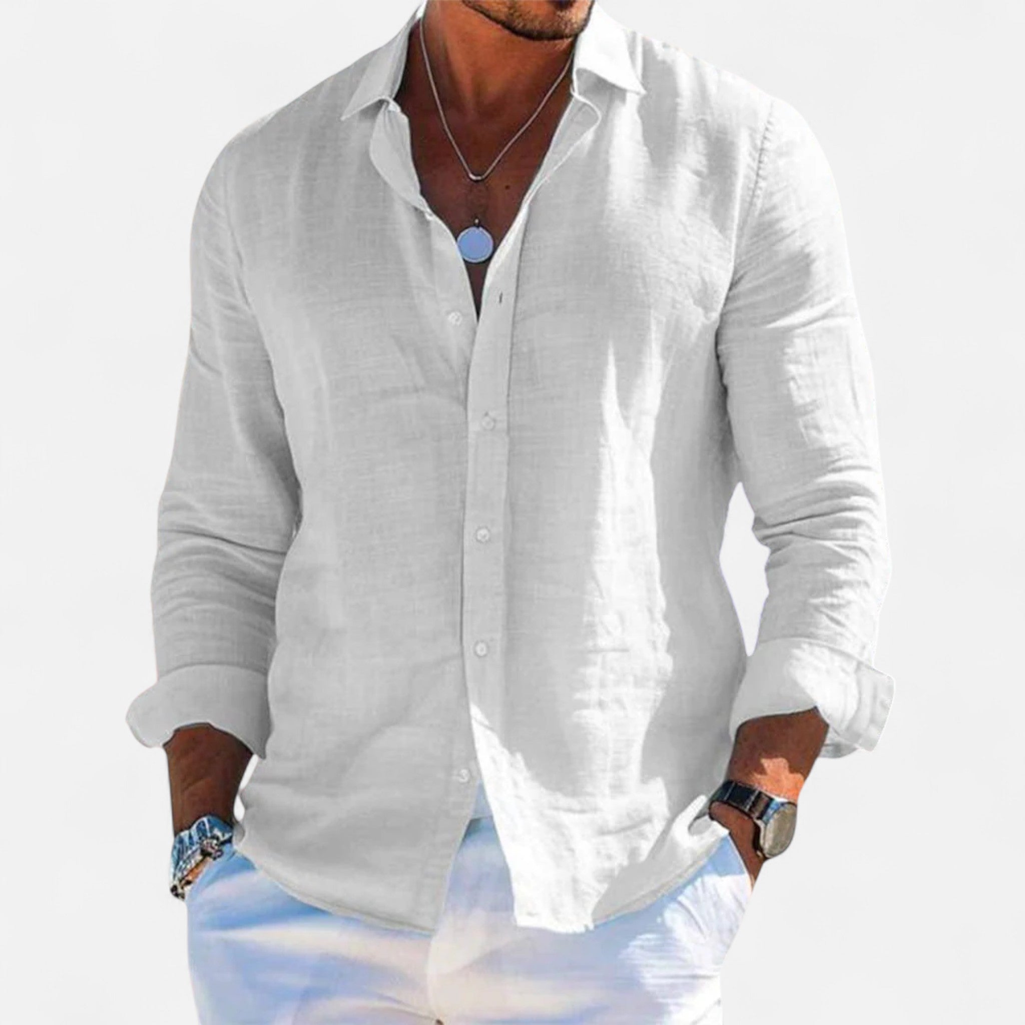 Robert heritage shirt in white