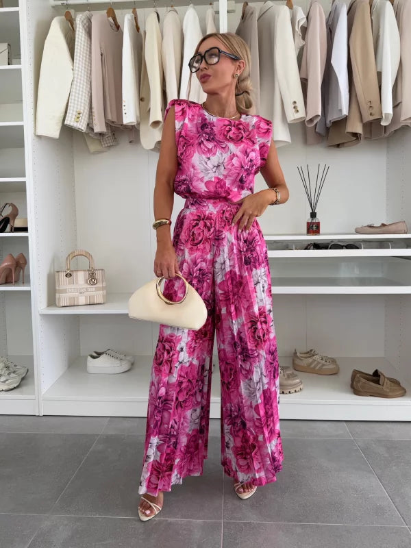 Charlotte – Women Pleated Trousers and Top Set - Image 7