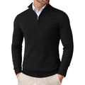 Men’s jacket with a quarter-length zip, loose fit and ribbed hem - J&B; - 1 - London-stylehouse.com