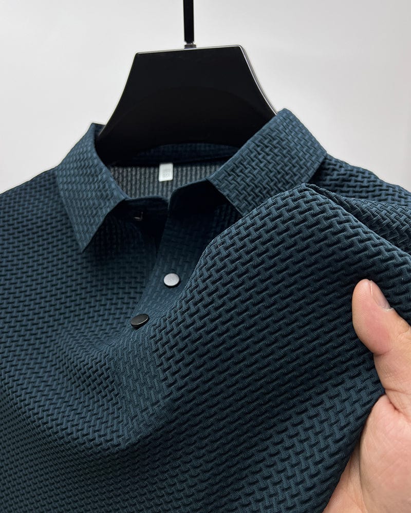 Adam elegant men's T-shirt in navy blue