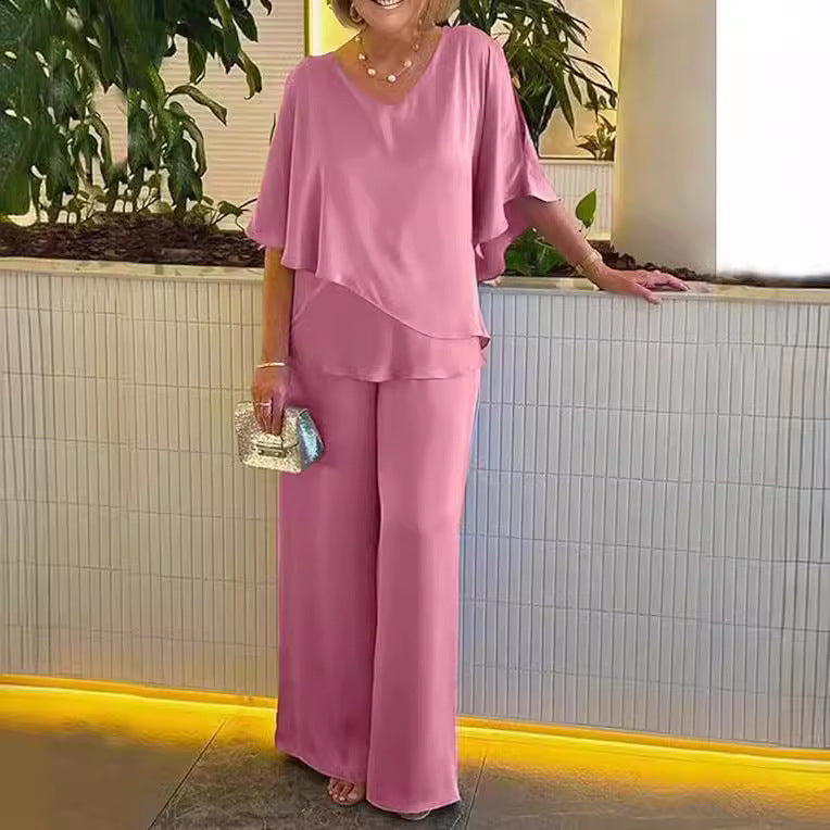 Sarah – Effortless Wide-Leg Set for Women - Image 3