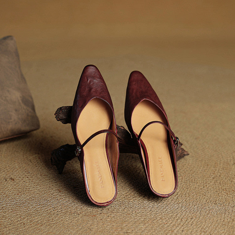 Maja – Women Genuine Leather Mules - Image 14