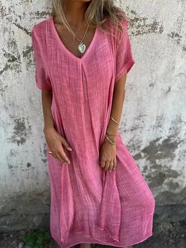 Gabriele – Women’s Relaxed Fit Summer Dress - Image 6
