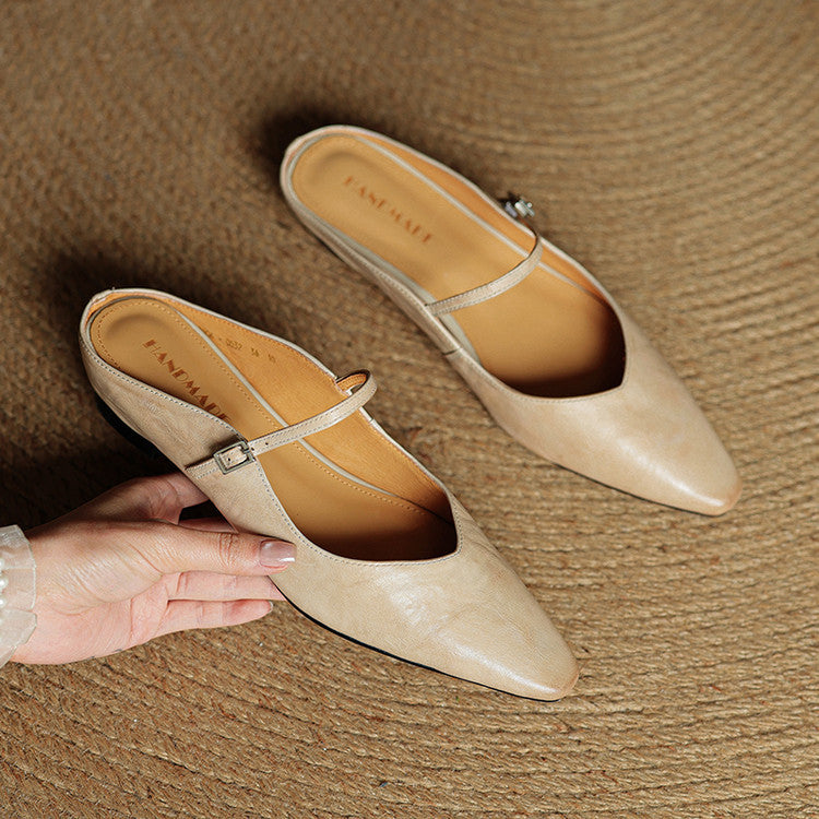 Maja – Women Genuine Leather Mules - Image 4