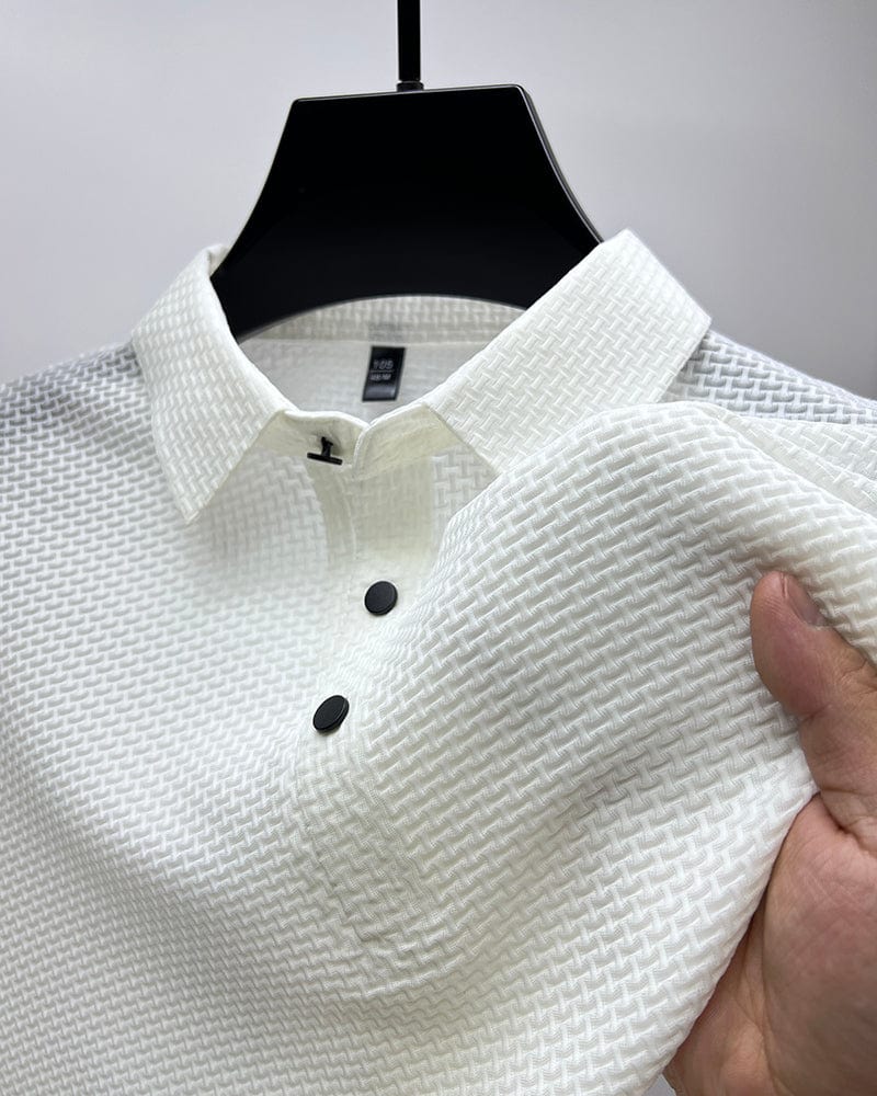 Stefan – Textured Button-Up Shirt for Men - Image 4