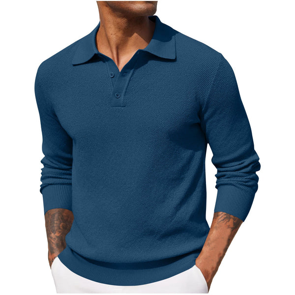 Rene – Long sleeves Breathable Polo shirt - Image 1