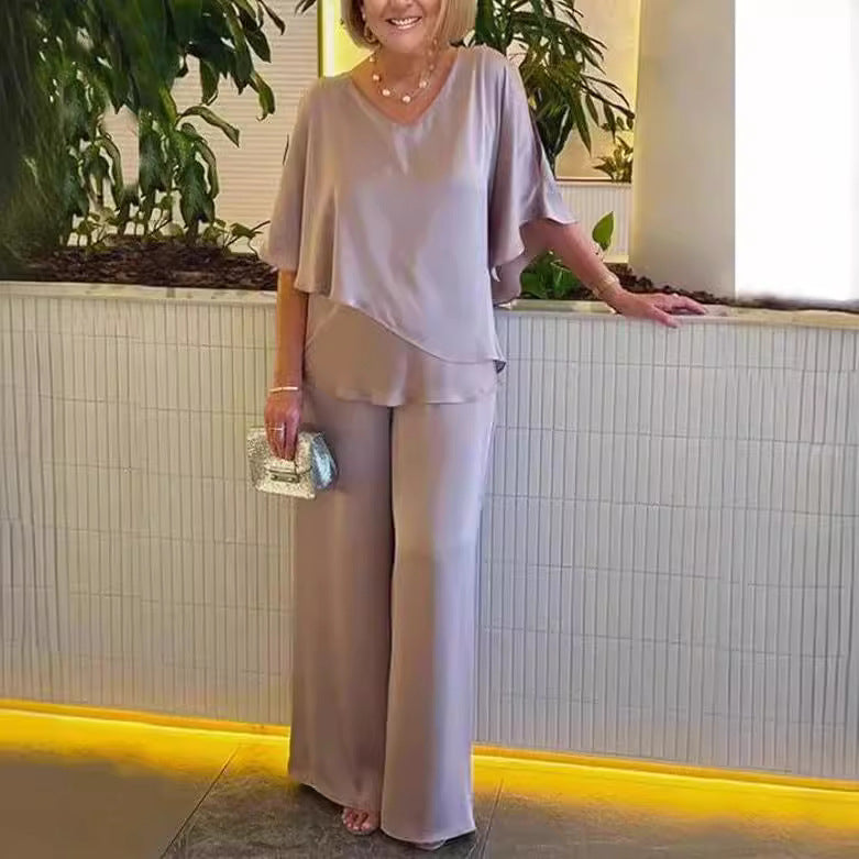 Sarah – Effortless Wide-Leg Set for Women - Image 1