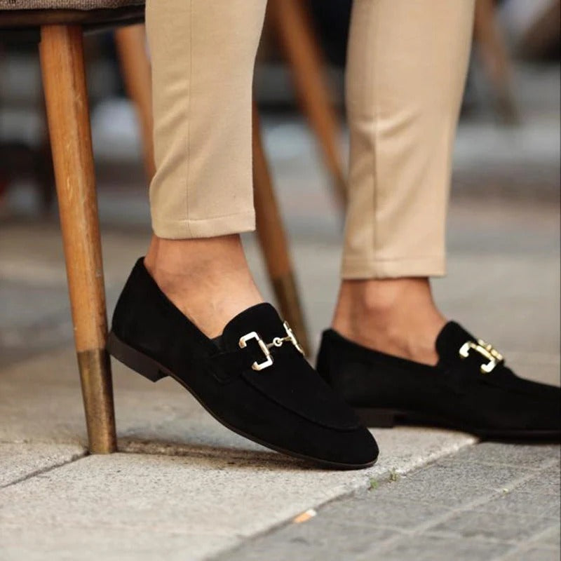 Valentino – Classic Buckle Men’s Loafers
