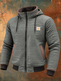 Liam – Sherpa-Lined Quilted Zip Hoodie for Men