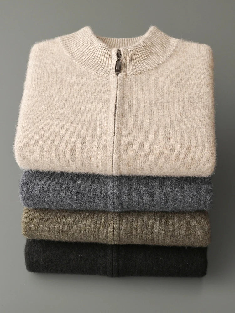 Men’s bomber jacket with a soft texture and front zip - J&B; - 25 - London-stylehouse.com