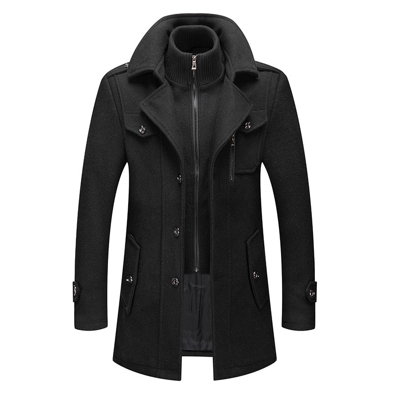 Men’s utility jacket with a structured fit and zip fastening - J&B; - 2 - London-stylehouse.com