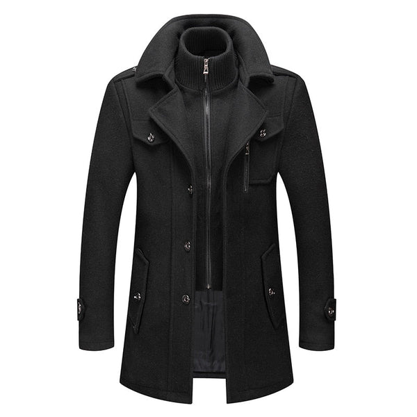 Men’s utility jacket with a structured fit and zip fastening - J&B; - 2 - London-stylehouse.com