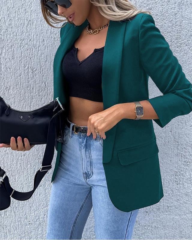 Laura – Women's Tailored Open-Front Blazer
