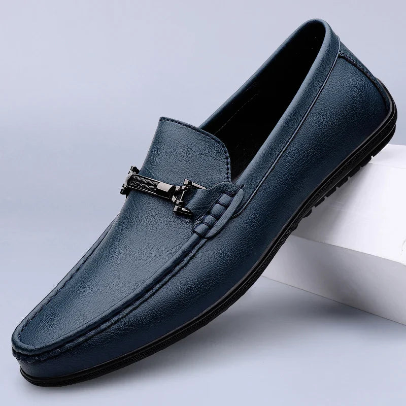 Harvey – Stylish Genuine Leather Loafers for Men - Image 1
