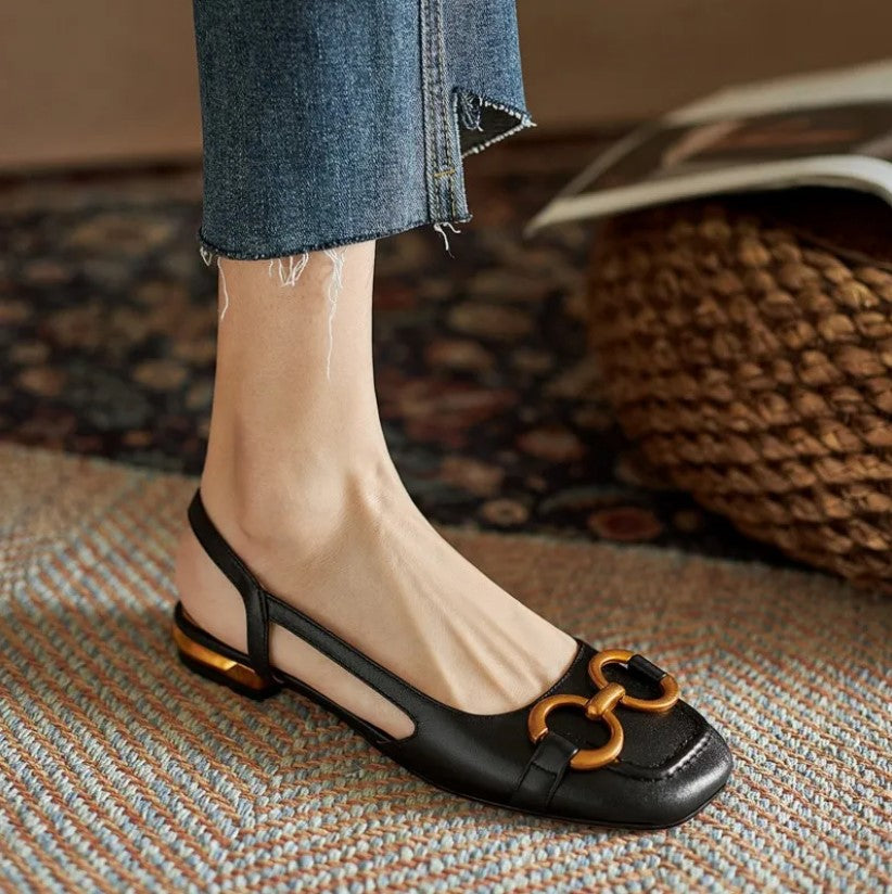 Kerstin – Women Slingback Flats - Image 5
