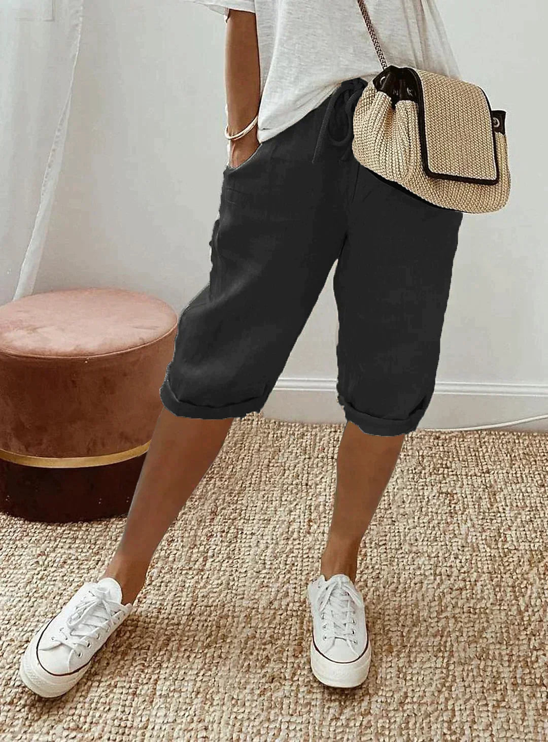 Inés – Elegant Linen Trousers for Women for Summer