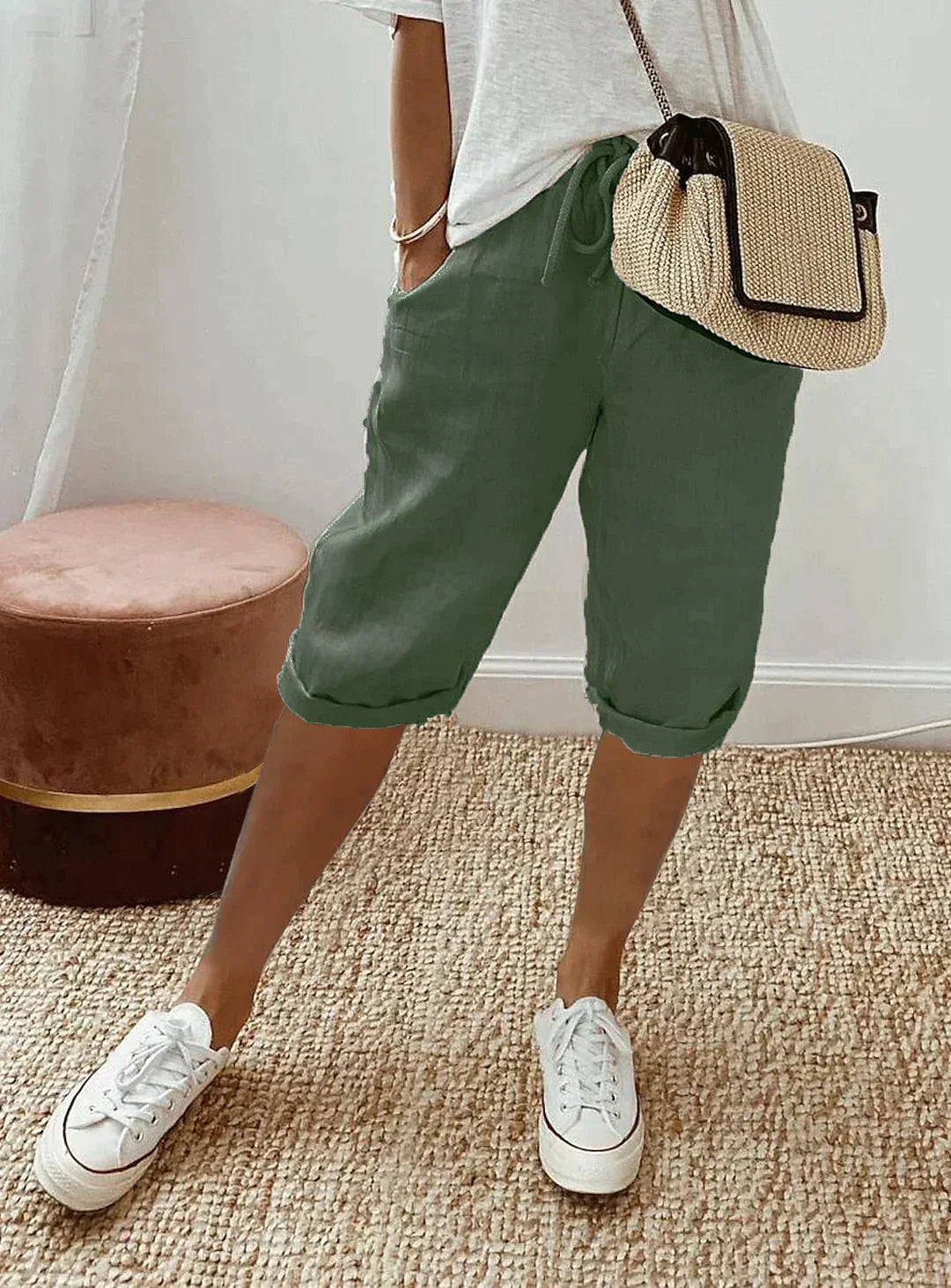Inés – Elegant Linen Trousers for Women for Summer
