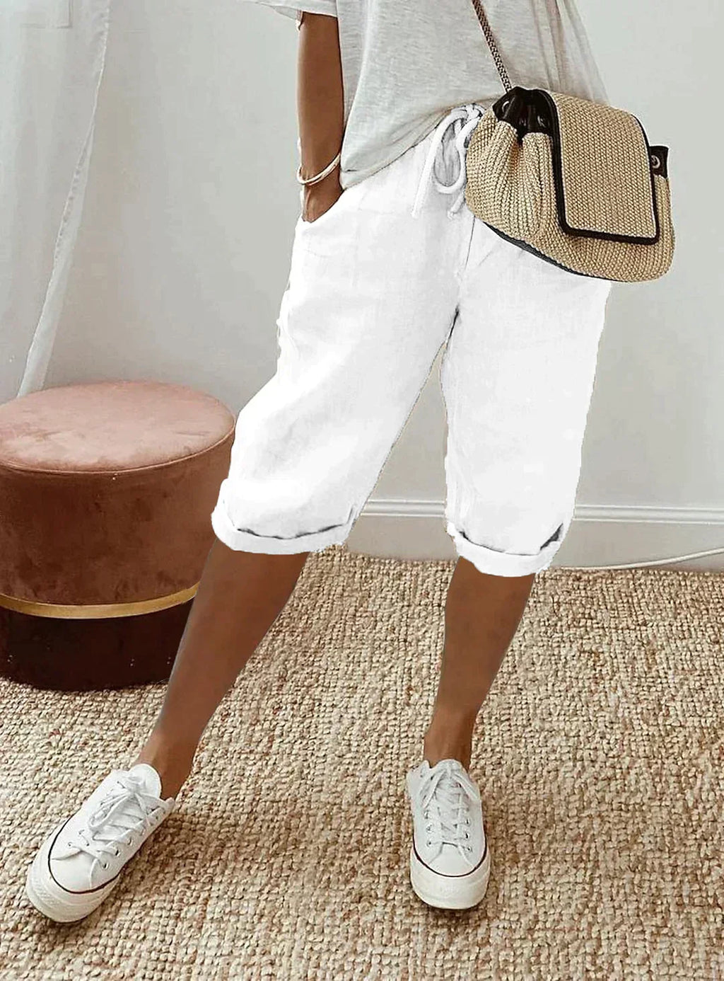 Inés – Elegant Linen Trousers for Women for Summer