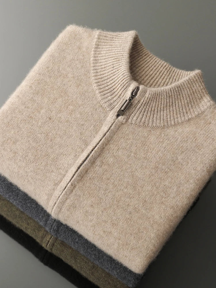 Men’s bomber jacket with a soft texture and front zip - J&B; - 24 - London-stylehouse.com