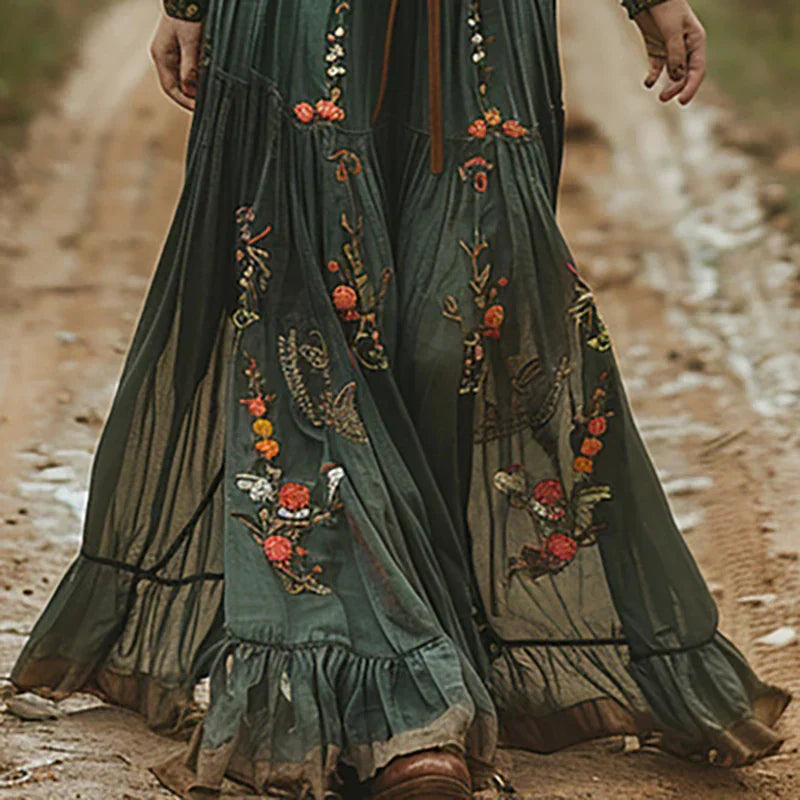 Lotte – Women Floral Print Maxi Dress - Image 5