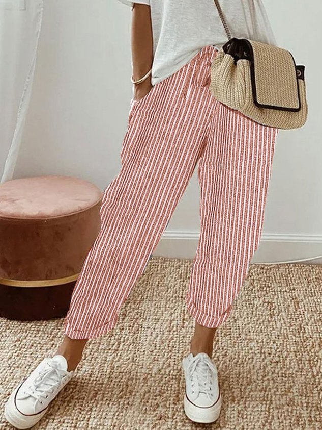 Sophia – Lightweight Anti-Sweat Linen Trousers - Image 8