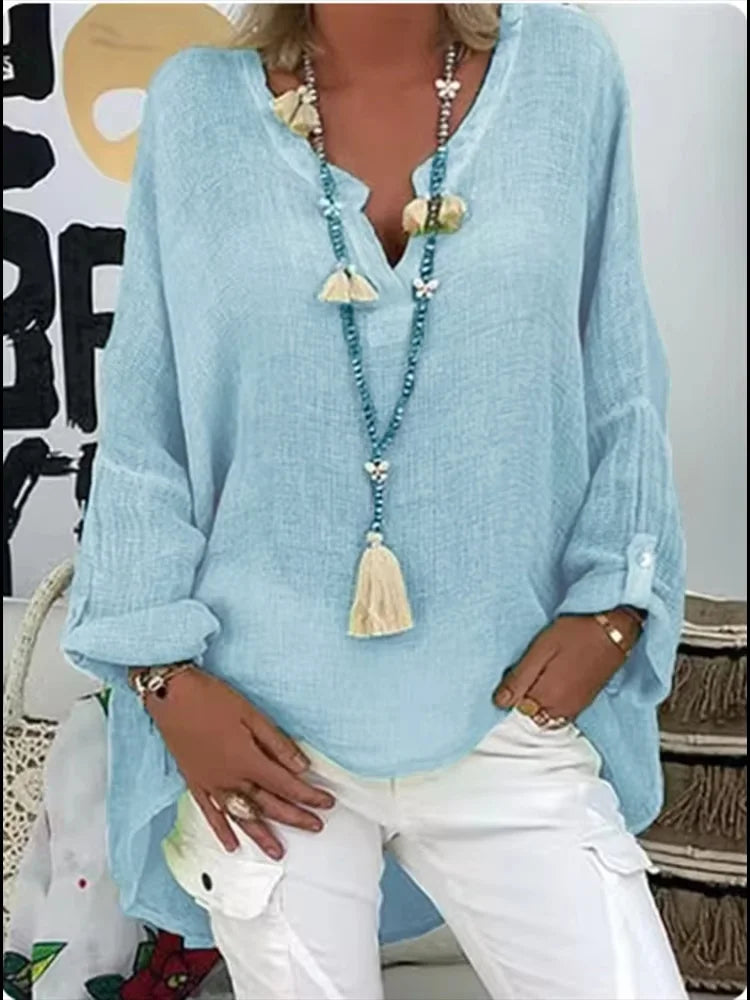 Anna – Women’s Relaxed Fit Blouse - Image 1