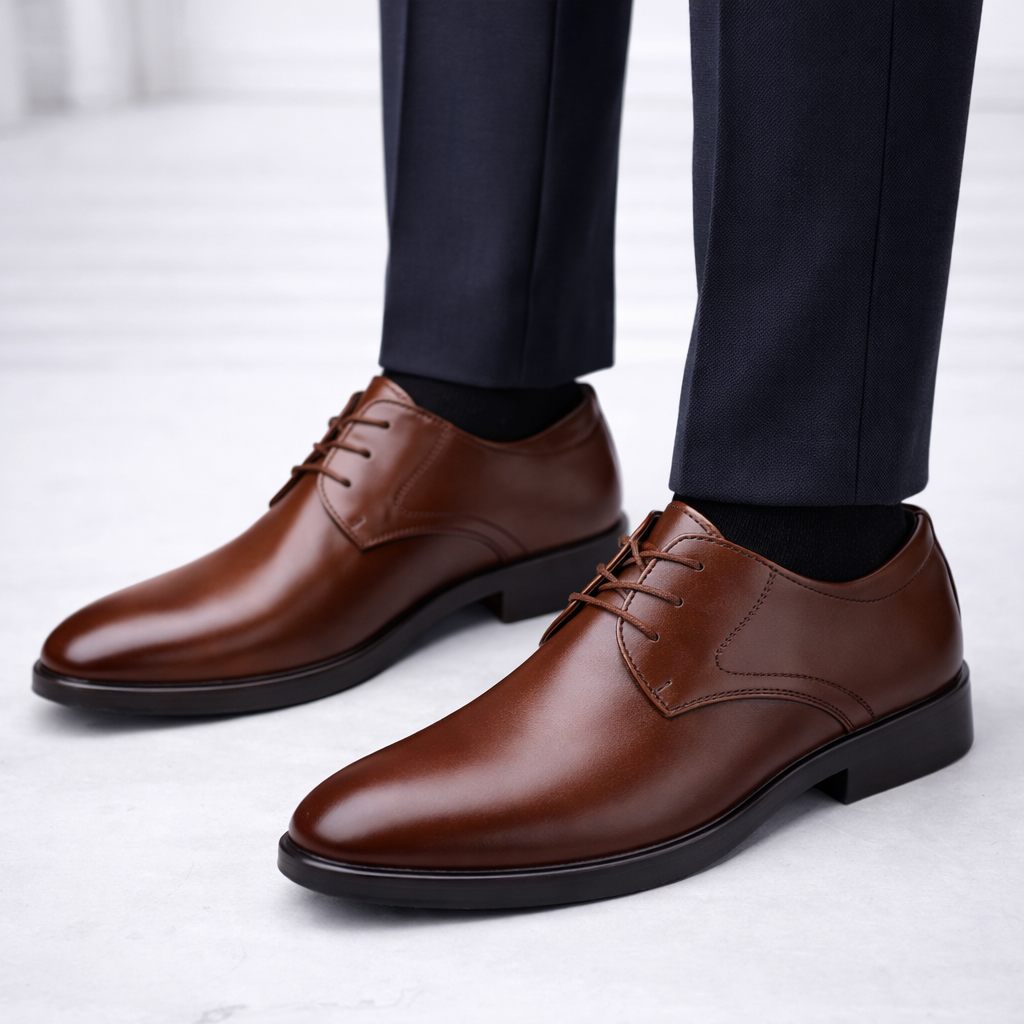 Karl classic lace-up shoes in brown