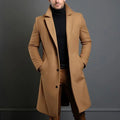 Men’s winter coat in a tailored fit with a drooping lapel and button placket - J&B; - 1 - London-stylehouse.com