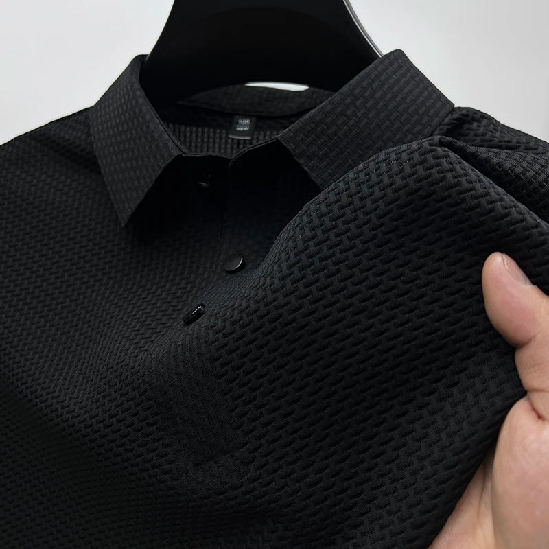 Theo – Textured Button-Up Shirt for Men - Image 2