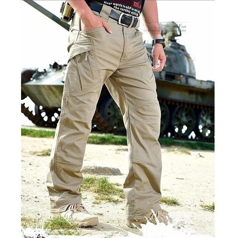 Jack men's tactical cargo trousers in khaki